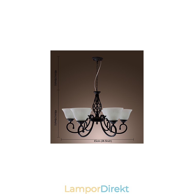 Traditionell Klassisk Ljusstil Annan Ljuskrona