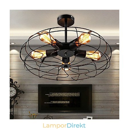Industriell Vintage Metall Fläkt Hängande Lampa Steampunk Tak Ljuskrona Ljus Industriell Vintage Metall Fläkt Hängande Lampa Steampunk Tak Ljuskrona Ljus