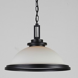 Pendellampor Rustik Lodge Metallmålning Svart