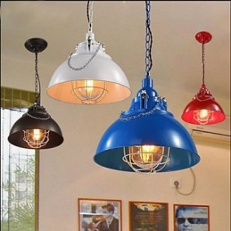 Metal Iron Lampa Single Head Pot Chandelier