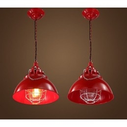 Metal Iron Lampa Single Head Pot Chandelier
