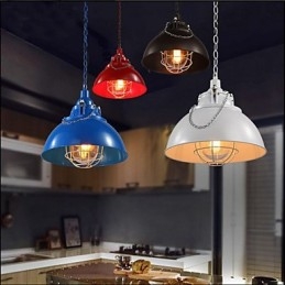 Metal Iron Lampa Single Head Pot Chandelier