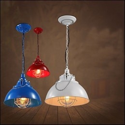 Metal Iron Lampa Single Head Pot Chandelier