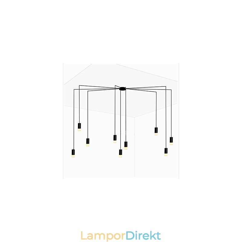 Northern Europe Creative Contracted And Geometric Line Design Pendel Light