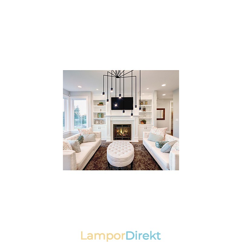 Northern Europe Creative Contracted And Geometric Line Design Pendel Light