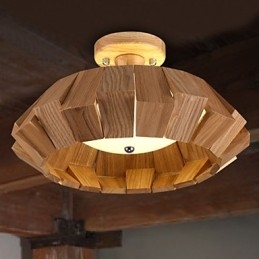 Modern Contemporary Country Mini Style Övrigt Wood Bambu Pendellampa