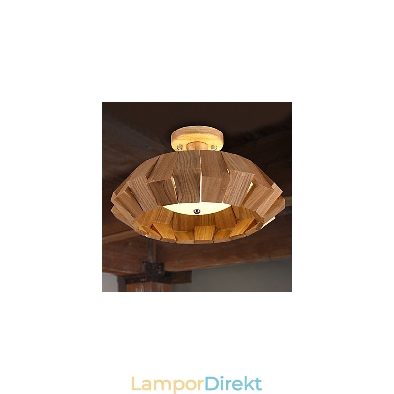Modern Contemporary Country Mini Style Övrigt Wood Bambu Pendellampa