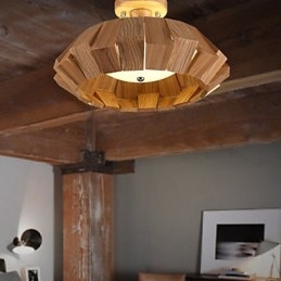 Modern Contemporary Country Mini Style Övrigt Wood Bambu Pendellampa
