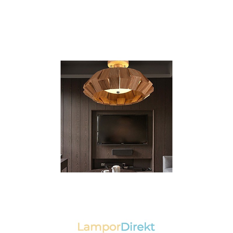 Modern Contemporary Country Mini Style Övrigt Wood Bambu Pendellampa