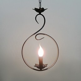 Country Mini Style Brons Pendellampa