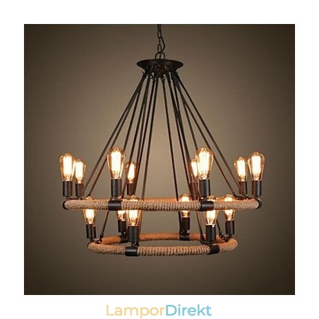 Traditionell Klassisk Rustik Lodge Vintage Retro Landmålning Metall Taklampa Traditionell Klassisk Rustik Lodge Vintage Retro Landmålning Metall Taklampa
