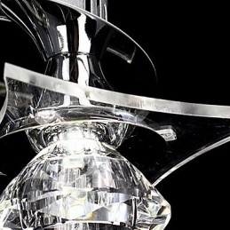 Ljuskrona Modern Crystal Living 3 Lights