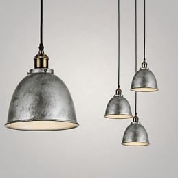 1 Ljus Pendellampor Antik Vintage Style Industristil Järn Metaller Drop Light