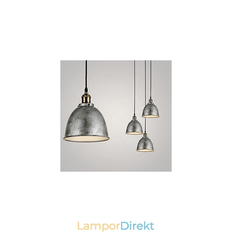 1 Ljus Pendellampor Antik Vintage Style Industristil Järn Metaller Drop Light