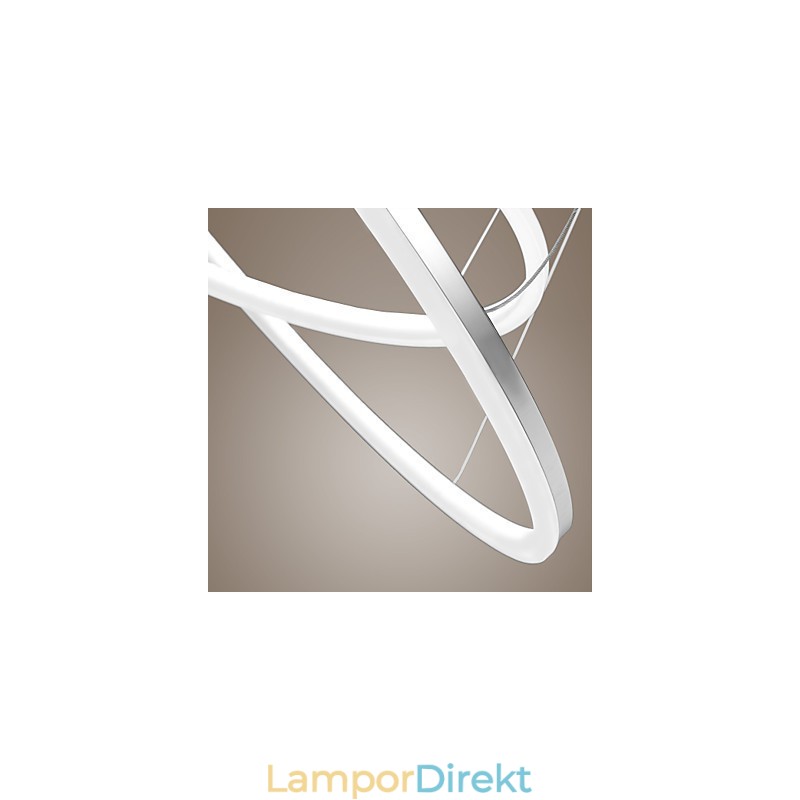 Modern Design Taklampa 4 Högkvalitativ Akryl Dubbelring Passform