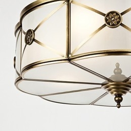 Modern Och Modern Dekorativ Design Av Koppar Takljusfamilj