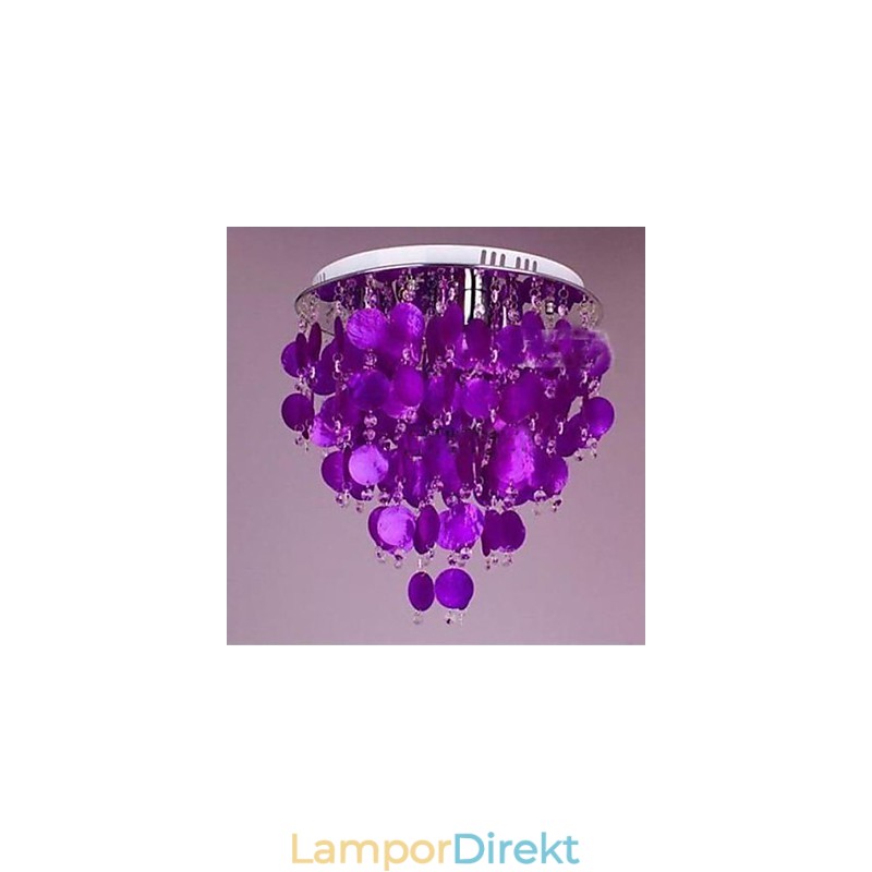 Varm Kristall Taklampa Skal