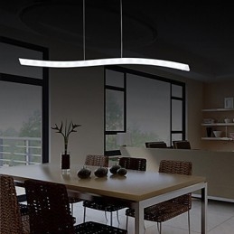 Modern Och Modern Taklampa I Krom