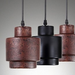 Edison Vintage Industrial Lighting Keramisk Lamp Suspension Armatur Hängande Belysning För Heminredning