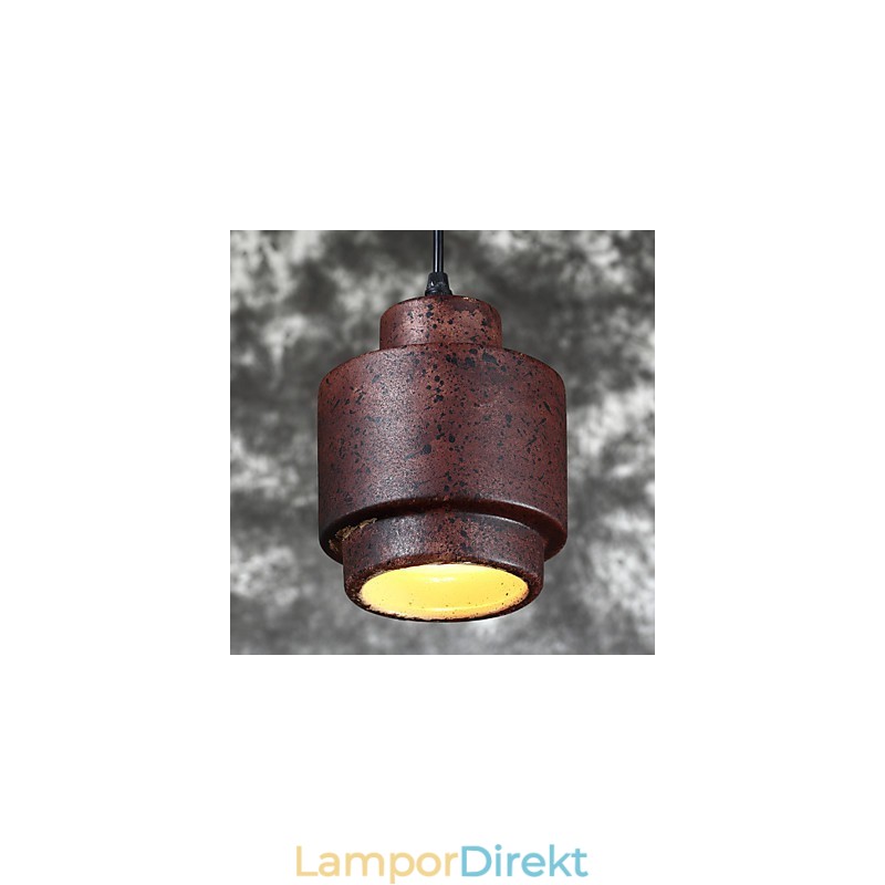Edison Vintage Industrial Lighting Keramisk Lamp Suspension Armatur Hängande Belysning För Heminredning