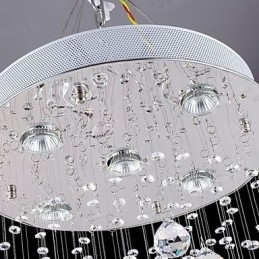 Modern Samtida Traditionell Klassisk Rustik Lodge Vintage Country Island Crystal Galvaniserad Metall Taklampa