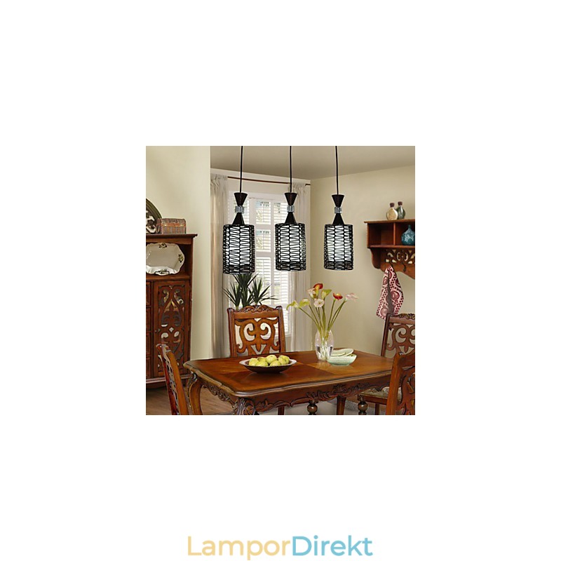 The Cane Make Up Handvävd Individuality Creative Arts Droplight Lamp Light