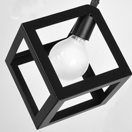 Retro Mini Stil Målning Metall Taklampa