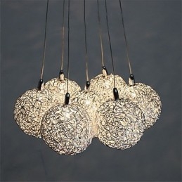Modern Och Modern Mini Stil Galvaniserad Metall Taklampa
