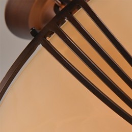 Rustik Lodge Vintage Mini Stil Målning Metall Taklampa