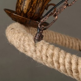 Vintage Lantmålning Metall Taklampa Garage