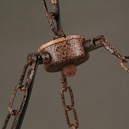 Vintage Lantmålning Metall Taklampa Garage