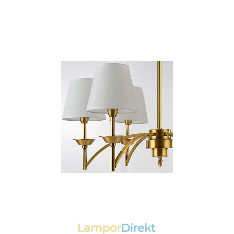Ren Vit Modern Och Modern Dekorativ Design Taklampa Familj