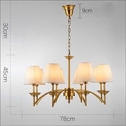 Ren Vit Modern Och Modern Dekorativ Design Taklampa Familj