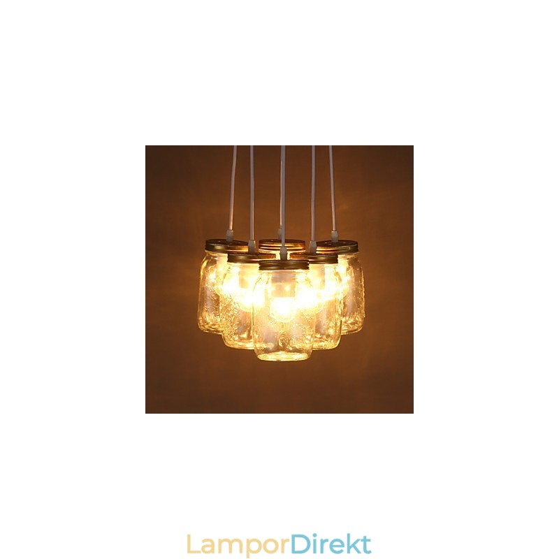 Kreativ Önskeflaska Glas Söta Barn Tre Droppljus Lampa