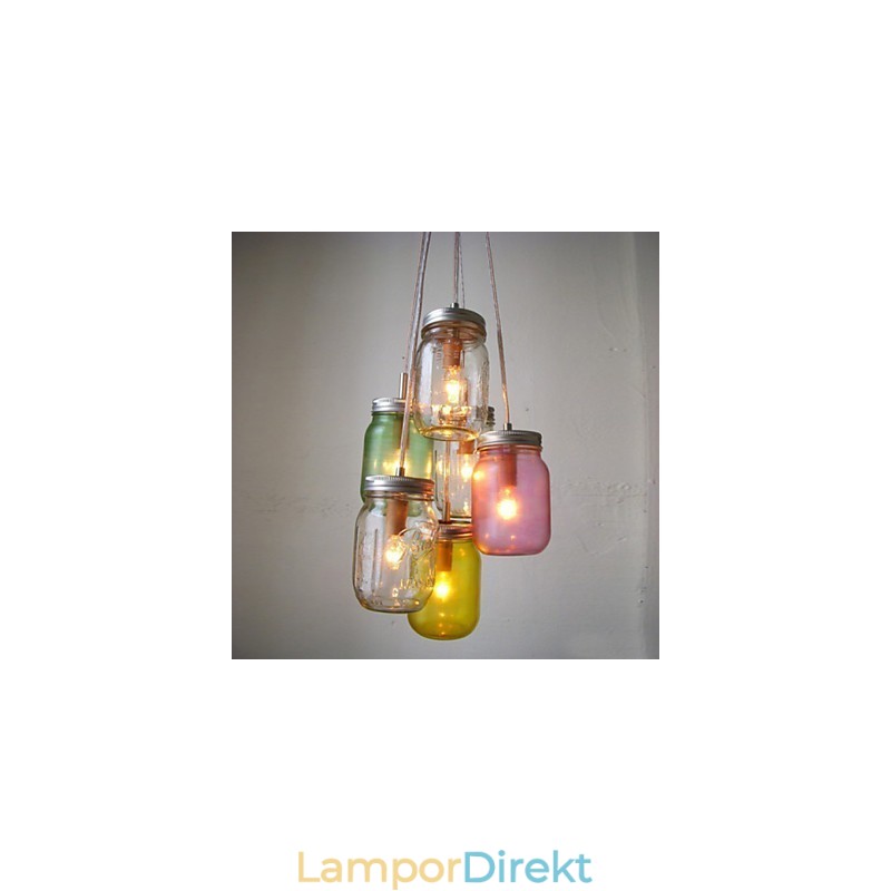 Kreativ Önskeflaska Glas Söta Barn Tre Droppljus Lampa