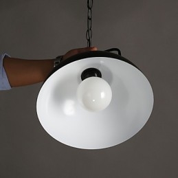 Nordic American Country Industrial Semicircle Fashion Smidesjärn Single Head Droplight