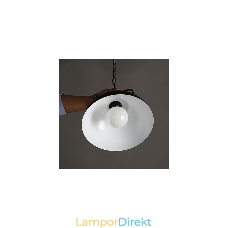 Nordic American Country Industrial Semicircle Fashion Smidesjärn Single Head Droplight