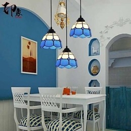 Europeiska Kontrakterade Droplight Glas Lampskärm Lampor Och Lyktor I Medelhavet