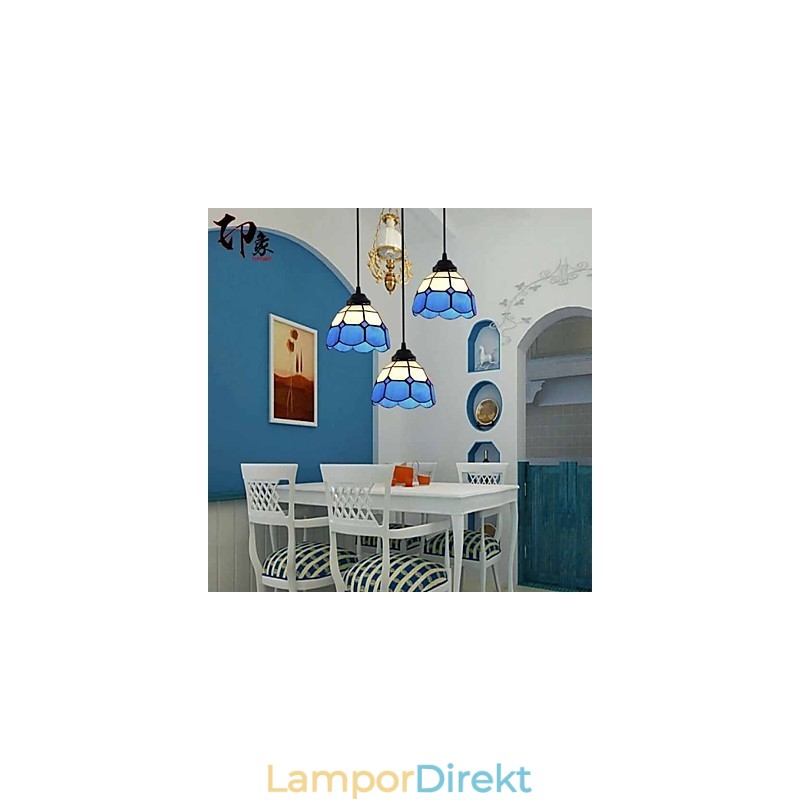 Europeiska Kontrakterade Droplight Glas Lampskärm Lampor Och Lyktor I Medelhavet