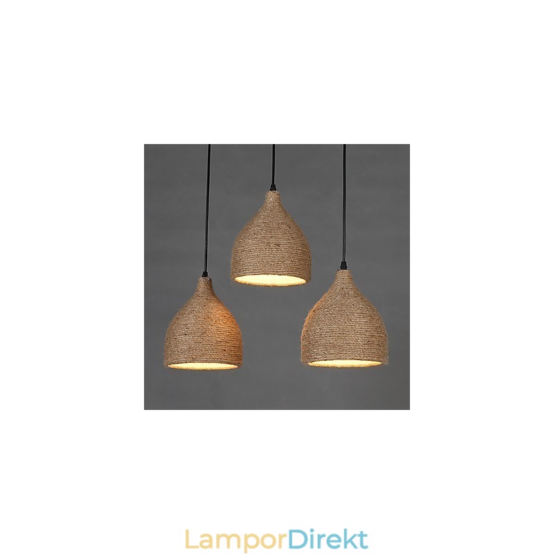 Country Lofts Återställer Gamla Sätt Hamparep Enkelt Huvud Liten Droplight Lampa