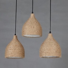 Country Lofts Återställer Gamla Sätt Hamparep Enkelt Huvud Liten Droplight Lampa