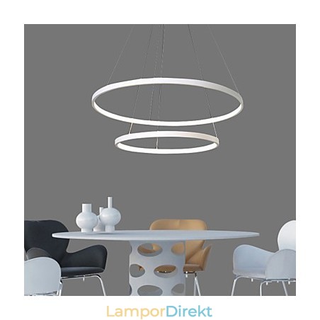 Pendelljus Modern Design Två Ringar Av Hög Kvalitet Pendelljus Modern Design Två Ringar Av Hög Kvalitet