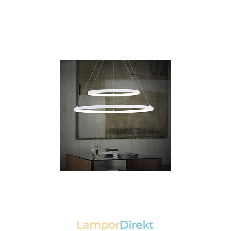 Pendelljus Modern Design Två Ringar Av Hög Kvalitet