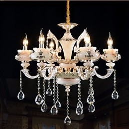 Enkel Europeisk Lyxlampa Typ Guld Jade Zinklegering