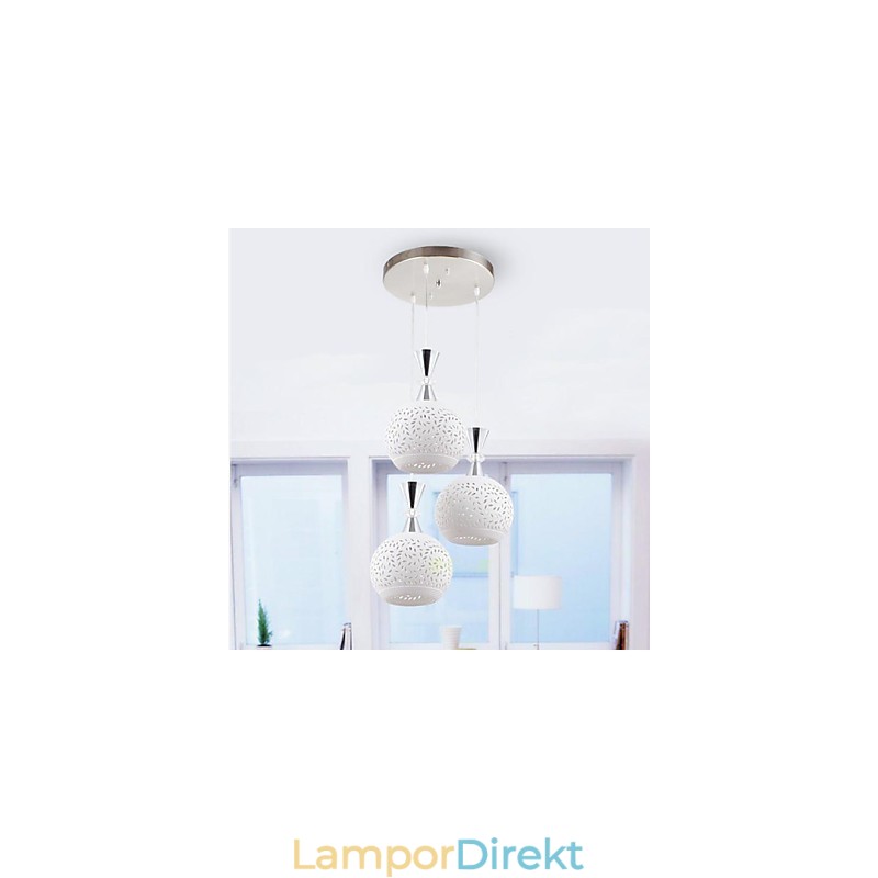 3 Heads Pendel Light Modern Contemporary Metal