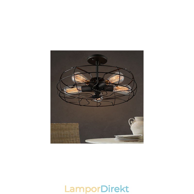 The American Country Industrial Designer Lamp Personalized Lamp European Retro Fläkt Taklampor