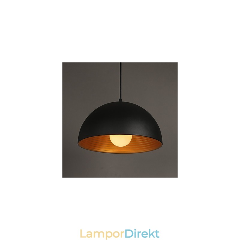 Kreativ Lampa Rund Skorsten Droplight Smidesjärn Karaktär Måltider Ljuskrona Svart Och Vit