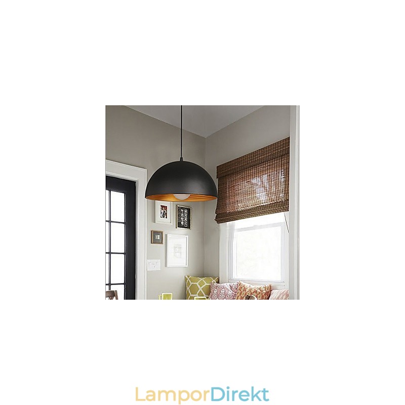 Kreativ Lampa Rund Skorsten Droplight Smidesjärn Karaktär Måltider Ljuskrona Svart Och Vit