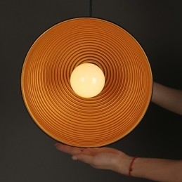 Kreativ Lampa Rund Skorsten Droplight Smidesjärn Karaktär Måltider Ljuskrona Svart Och Vit