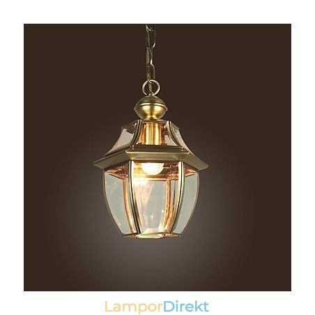 Traditionell Klassisk Lykta I Mini Stil Elektropläterad Pendellampa Traditionell Klassisk Lykta I Mini Stil Elektropläterad Pendellampa